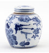 chinoiserie blue and white porcelain lidded jar dannys chinese home decor decorative