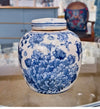 chinoiserie blue and white porcelain lidded jar dannys chinese home decor decorative