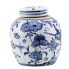 chinoiserie blue and white porcelain lidded jar dannys chinese home decor decorative