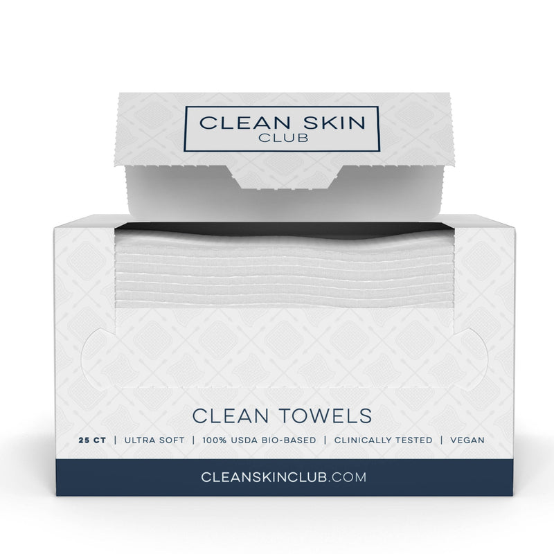 Clean Towels, Disposable Face Towels, 25 Count