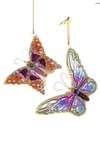 Enchanted Papillion Butterfly Ornament