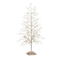 Crystal Champagne Pearl Decorative Christmas Tree