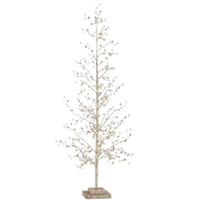 Crystal Champagne Pearl Decorative Christmas Tree