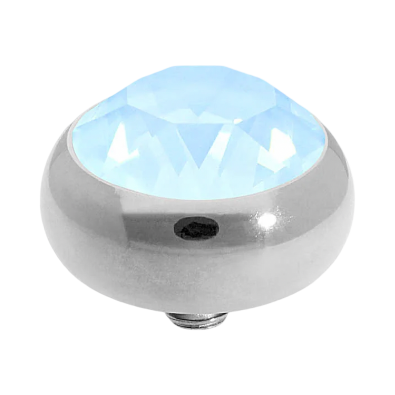 crystal blue ignite sesto silver jewelry qudo interchangeable jewelry ropper