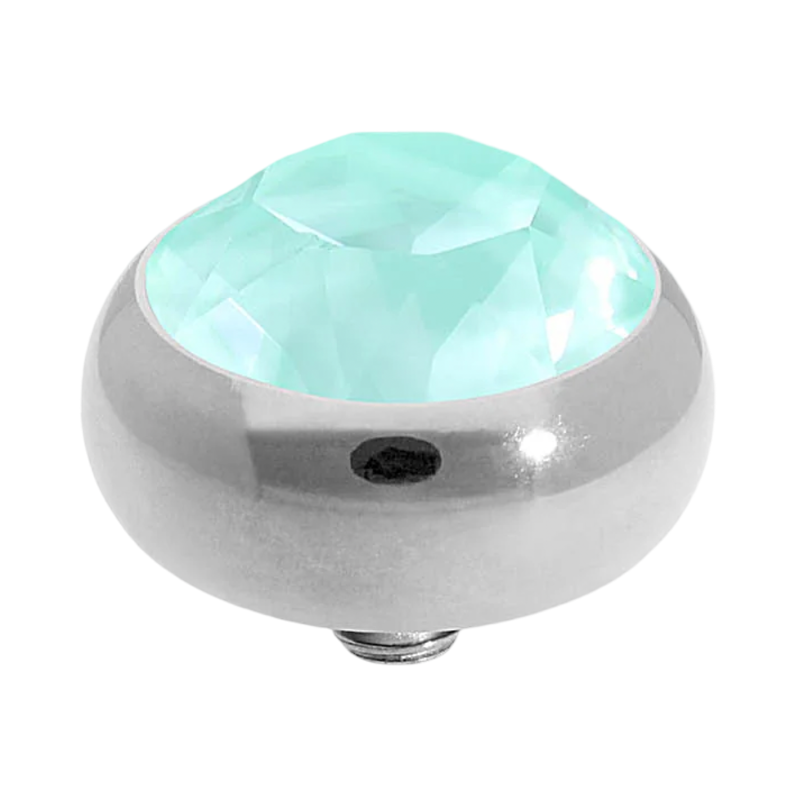 QUDO Sesto silver Green and Golden Collection, interchangeable jewelry, gold crystal topper, green crystal jewelry, golden crystal jewelry, QUDO topper, interchangeable ring topper, stackable jewelry, Swarovski crystal jewelry, luxury fashio