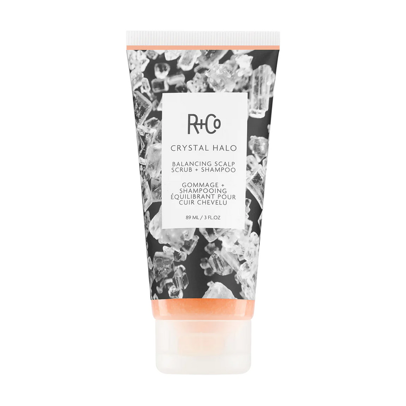 R+Co CRYSTAL HALO Balancing Scalp Scrub + Shampoo