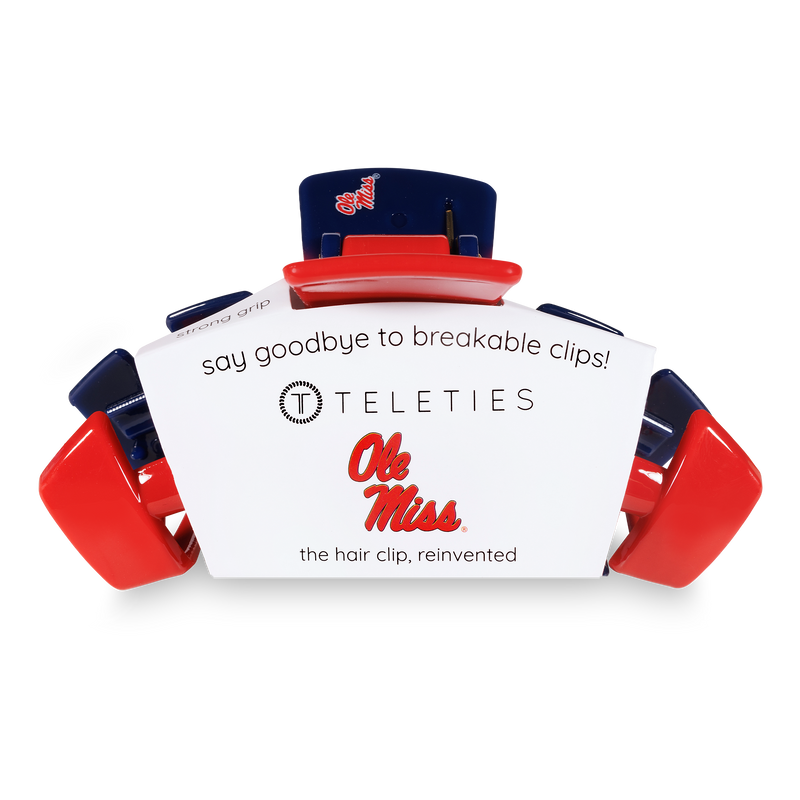 University of Mississippi Large Hair Clip