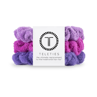 Purples and Pinks Terry Cloth Scrunchie Set