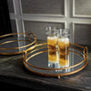 Decorative Gold Mirrored Hudson Tray - Large