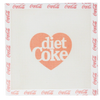 diet coke needlepoint, coca cola licensed needlepoint, heart needlepoint canvas, soda logo needlepoint, handpainted coca cola canvas, diet coke fan gift, pop culture needlepoint, diy coke stitch