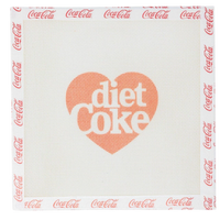 diet coke needlepoint, coca cola licensed needlepoint, heart needlepoint canvas, soda logo needlepoint, handpainted coca cola canvas, diet coke fan gift, pop culture needlepoint, diy coke stitch