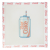 diet coke needlepoint, coca cola licensed needlepoint, soda can needlepoint canvas, pop culture stitch project, handpainted coca cola canvas, diet coke décor gift, licensed needlepoint design, diy coke stitch