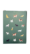 dog themed playing cards, custom dog poker deck, DesignWorks Ink dog cards, gold foil card deck, playing cards for dog lovers, cute dog card game set, unique poker cards, giftable playing card set, fun dog lover gift, stylish 52 card deck