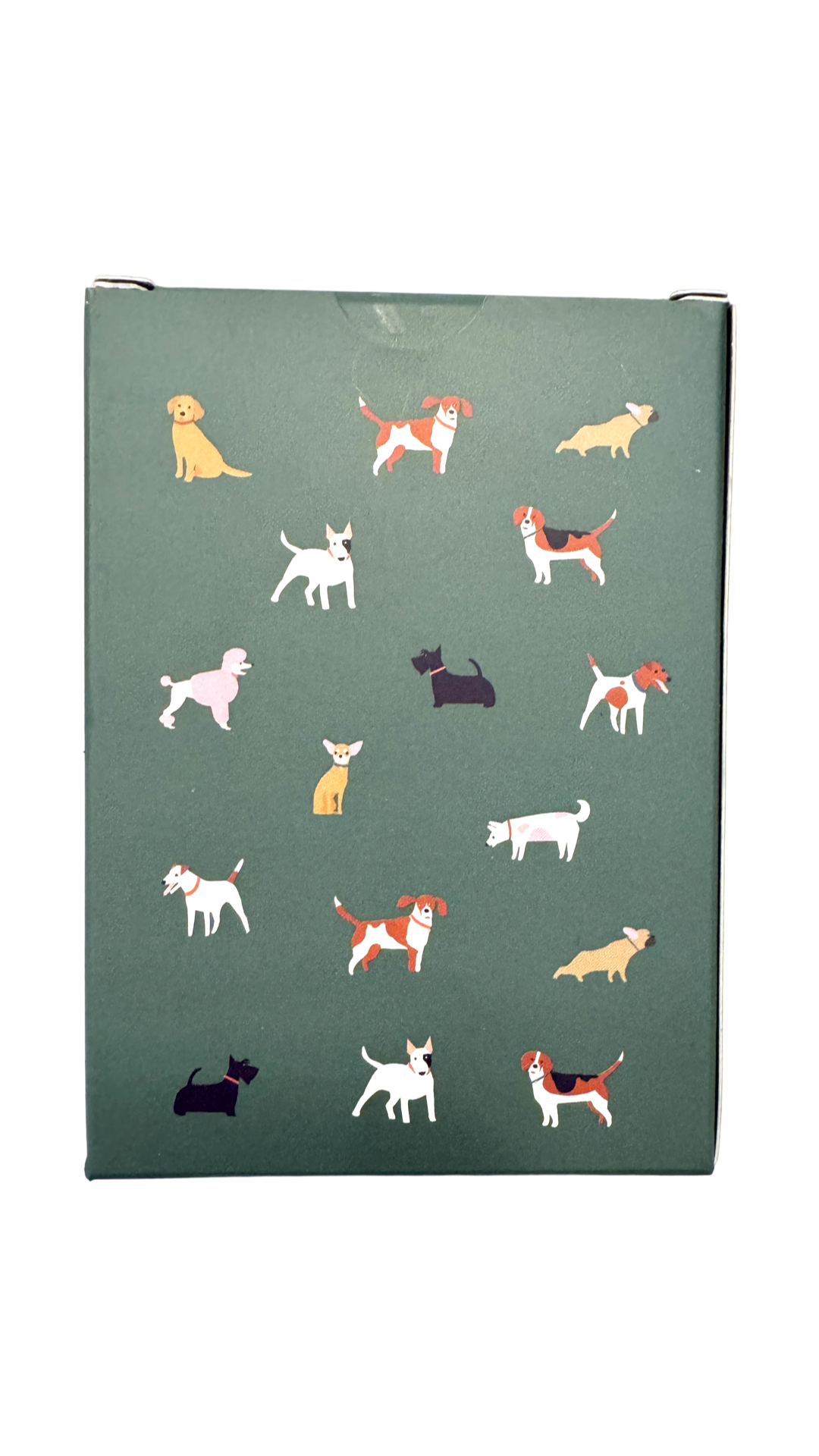 dog themed playing cards, custom dog poker deck, DesignWorks Ink dog cards, gold foil card deck, playing cards for dog lovers, cute dog card game set, unique poker cards, giftable playing card set, fun dog lover gift, stylish 52 card deck
