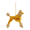 Gold Poodle Ornament