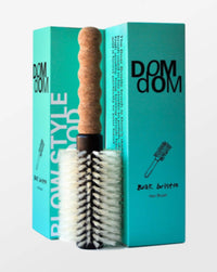 DOMDOM Medium Round Boar/Nylon Bristle Brush