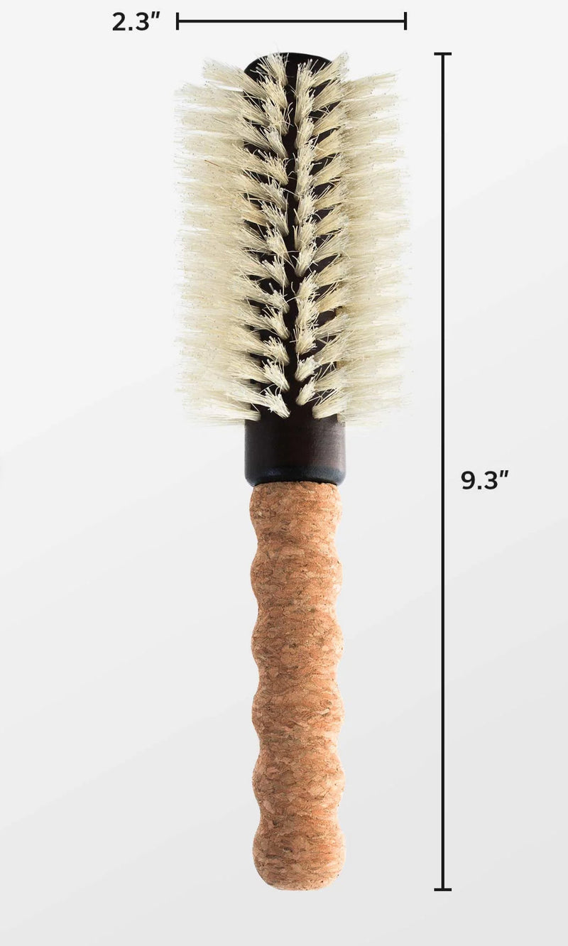 DOMDOM Medium Round Boar/Nylon Bristle Brush