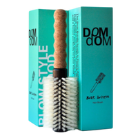 DOMDOM Medium Round Boar/Nylon Bristle Brush