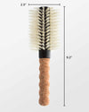 DOMDOM Large Round Boar/Nylon Bristle Brush