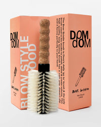 DOMDOM Large Round Boar/Nylon Bristle Brush