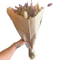 dried lavender bouquet, blush cream dried flowers, spring floral decor, everlasting flower arrangement, trendy dried bouquet, lavender gift bouquet, Netherlands dried flowers, Willow Group floral decor, no maintenance flower gift, natural preserved bouquet