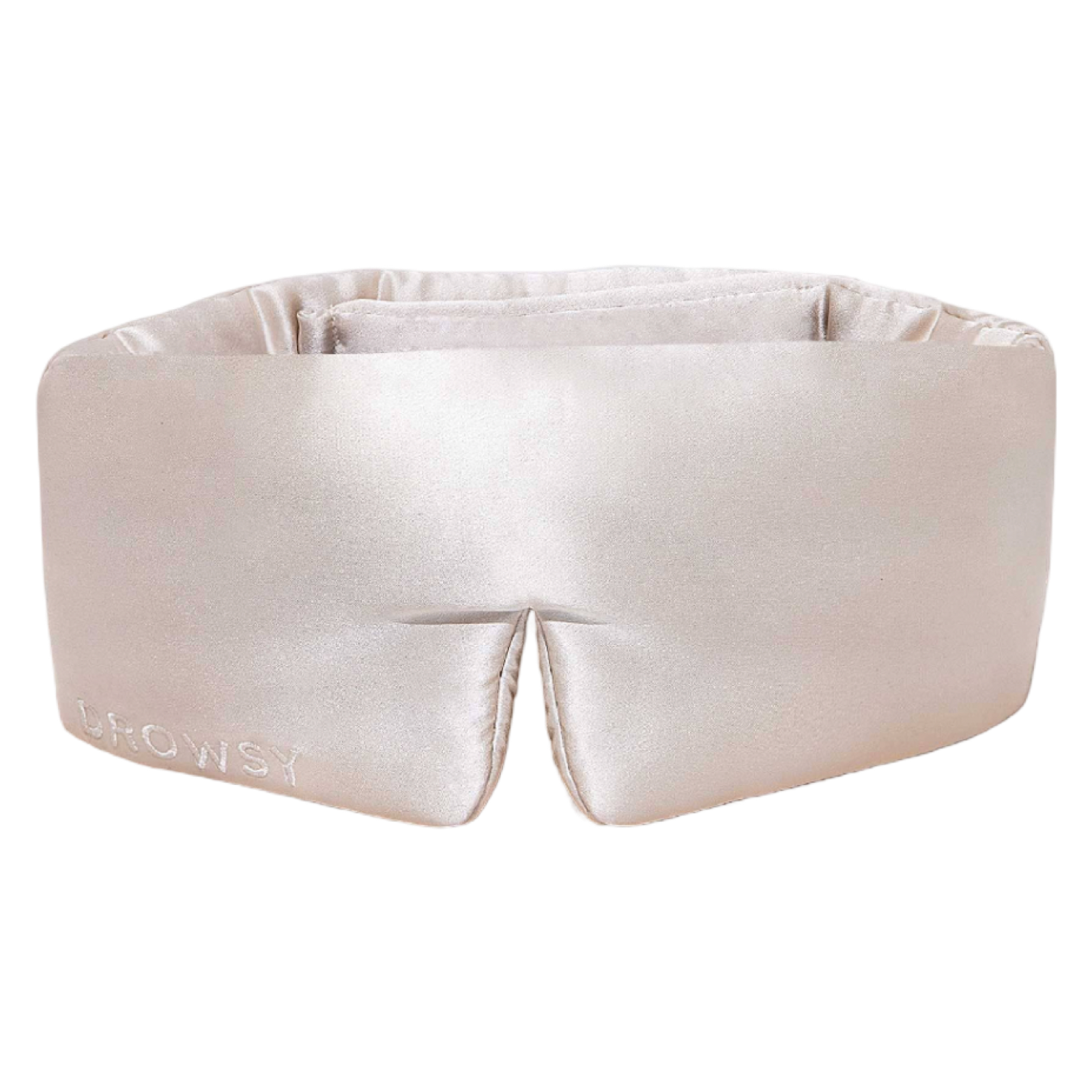 drowsy sleep mask, silk sleep mask, gold silk mask, dusty gold sleep mask, mulberry silk eye mask, blackout sleep mask, padded sleep mask, beauty sleep essentials, nighttime skincare tools, luxury sleep accessories, travel sleep mask, wellness essentials
