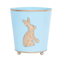 Regency Rabbit Round Cachepot Planter 6: Light Blue