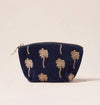 Elizabeth Scarlett London - Gold Palm Coin Purse: Navy