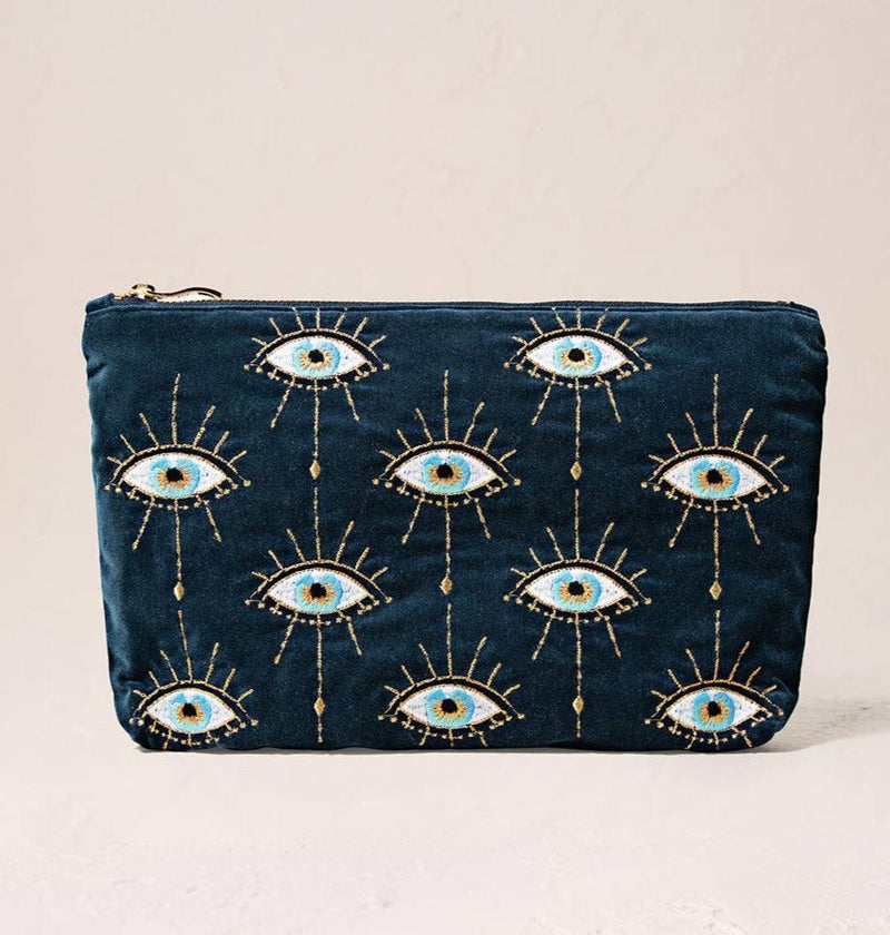 Elizabeth Scarlett London Everyday pouch with mystical eyes