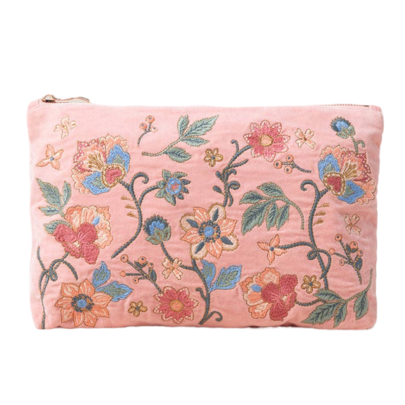 Elizabeth Scarlett London Everyday Pouch botanical pink 