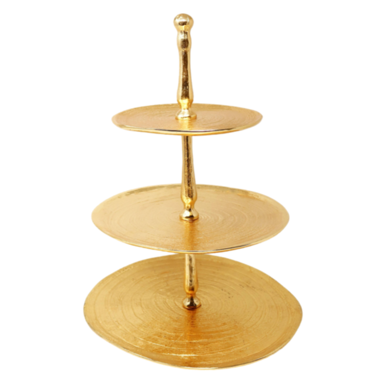 Gold 3 tier table display