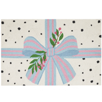 Hand Hooked Holiday Entryway Door Rug