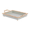 Gracie Chang Mai Taupe Table Tay 10x14"