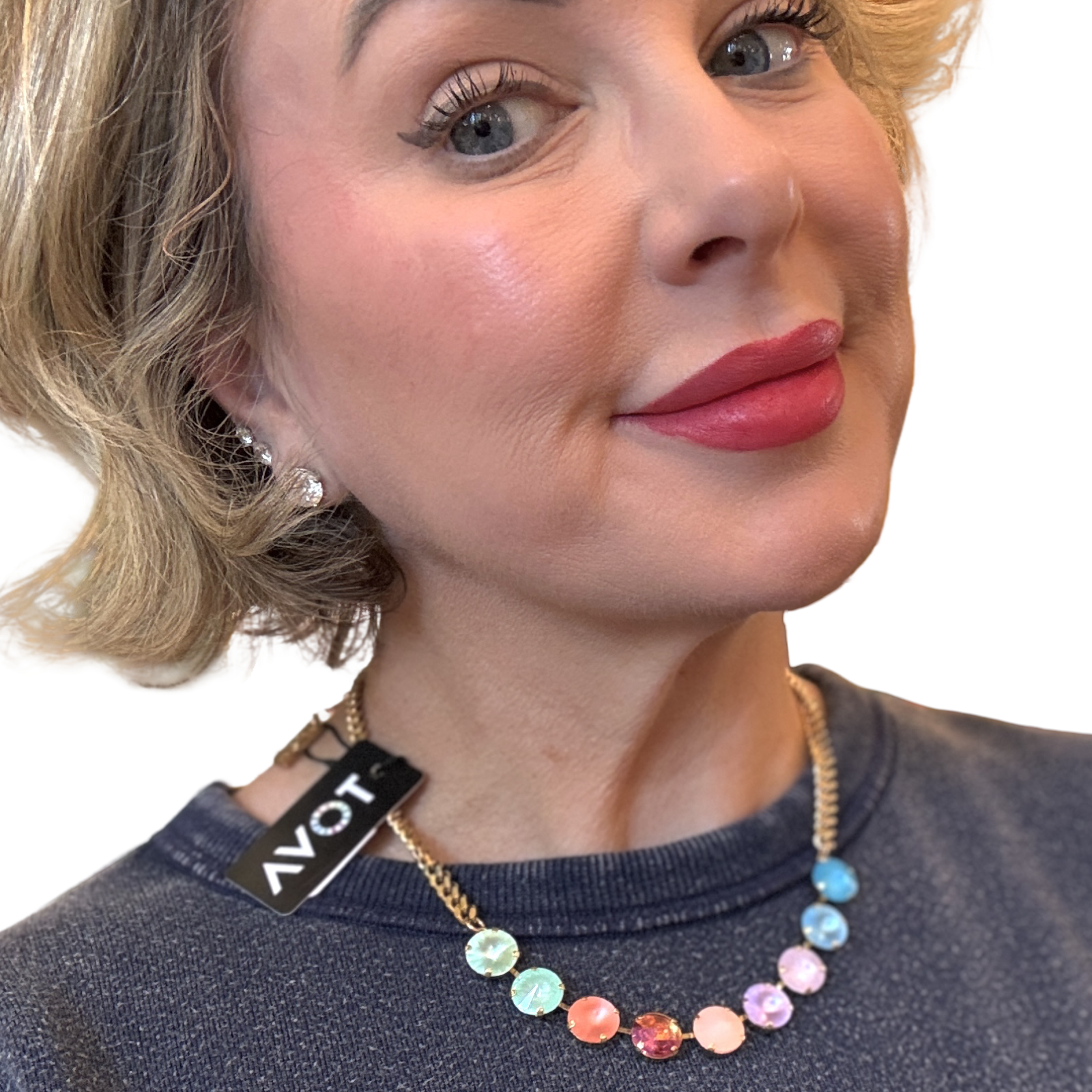 fairy dust mini sofia necklace tova swarovski necklace