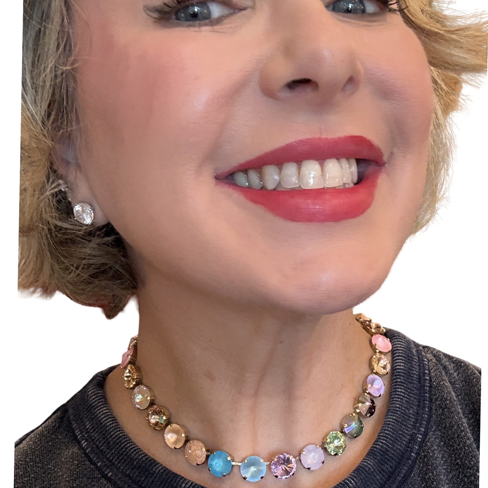 fairy dust sofia necklace swarovski tova choker necklace 