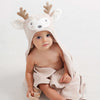 fawn elegant baby hooded bath towel