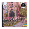 floral NYC puzzle, Blooming Streets puzzle, Galison 500 piece puzzle, illustrated city puzzle, springtime puzzle, urban floral puzzle, New York jigsaw, puzzle gift for adults, eco-friendly puzzle, scenic street puzzle