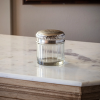 Antique Silver Tobacco Jar