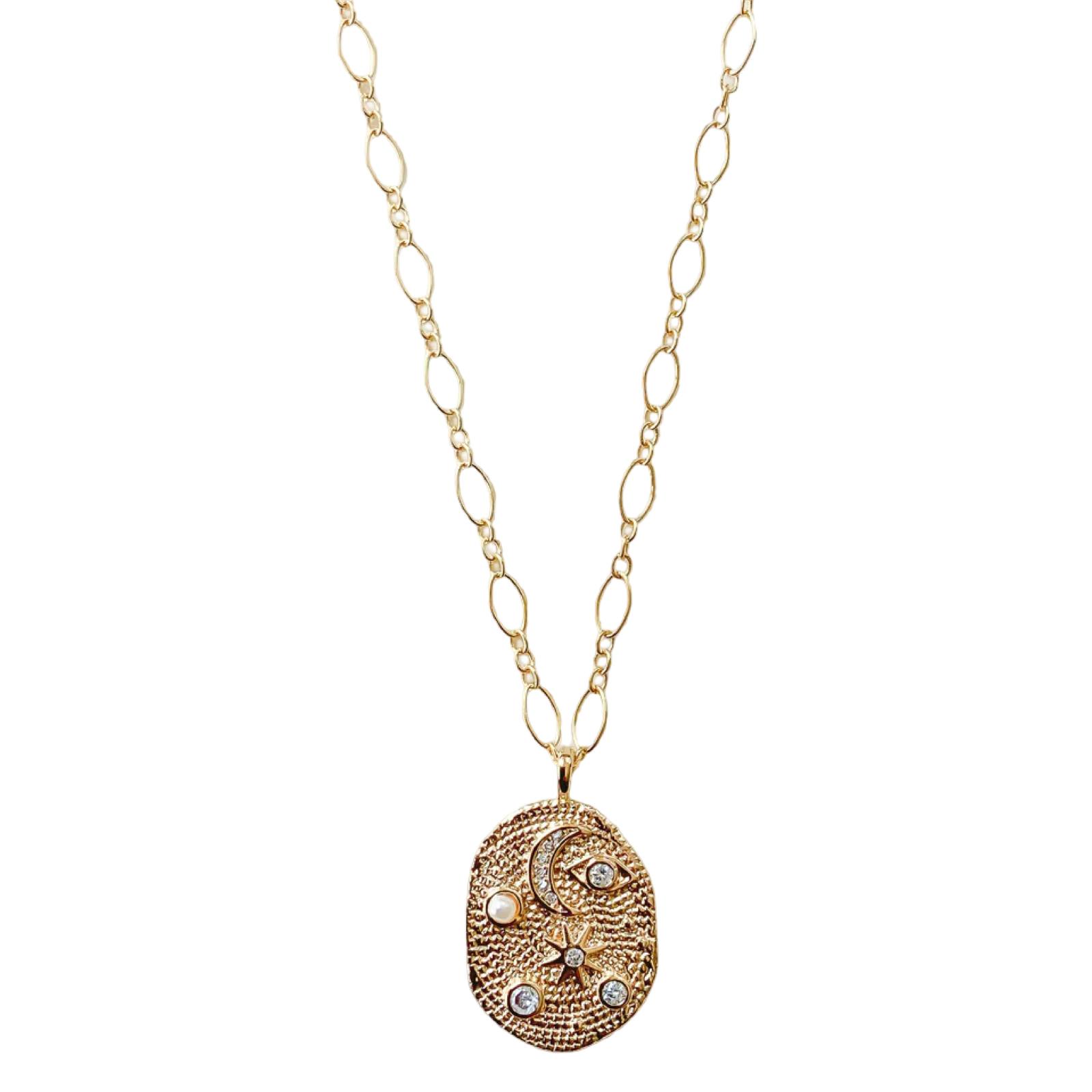 galaxy necklace, celestial jewelry, pearl and cz necklace, gold filled pendant necklace, night sky jewelry, star necklace, long short chain necklace, artisan celestial pendant
