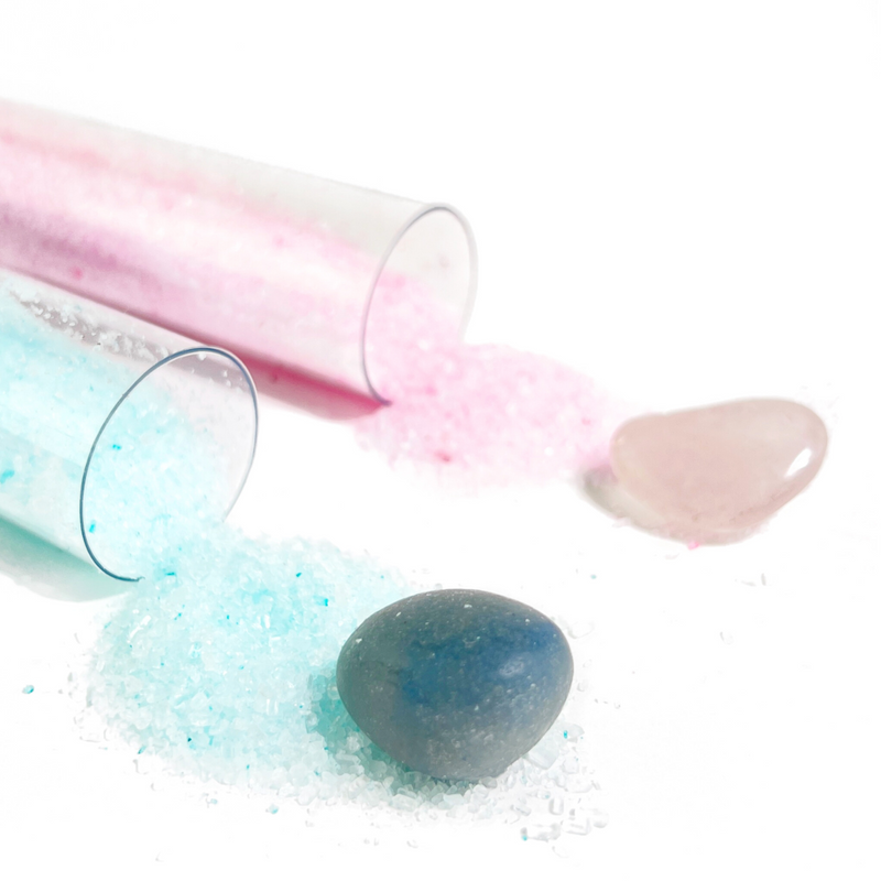 gemstone bath salts, crystal-infused salt soak, rose quartz bath salts, lapis lazuli bath ritual, salt soak with crystals, energy clearing bath, natural aromatherapy soak, spiritual bath ritual, wild rose bath salt, patchouli crystal bath