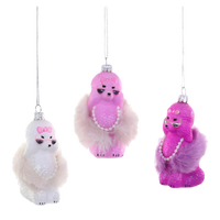 Glam Poodle Ornament