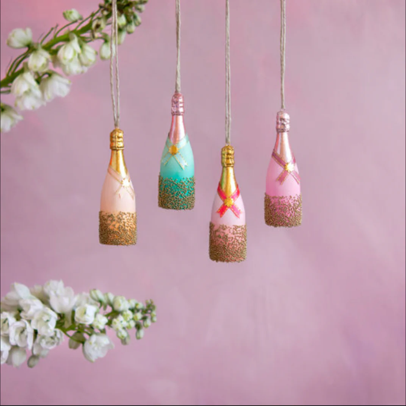 Champagne Bottle Ornaments