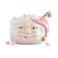 Papa Noel Pink Punch Bowl