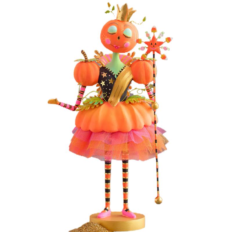 glittterville fairy gourdmother queen pumpkin halloween decor 