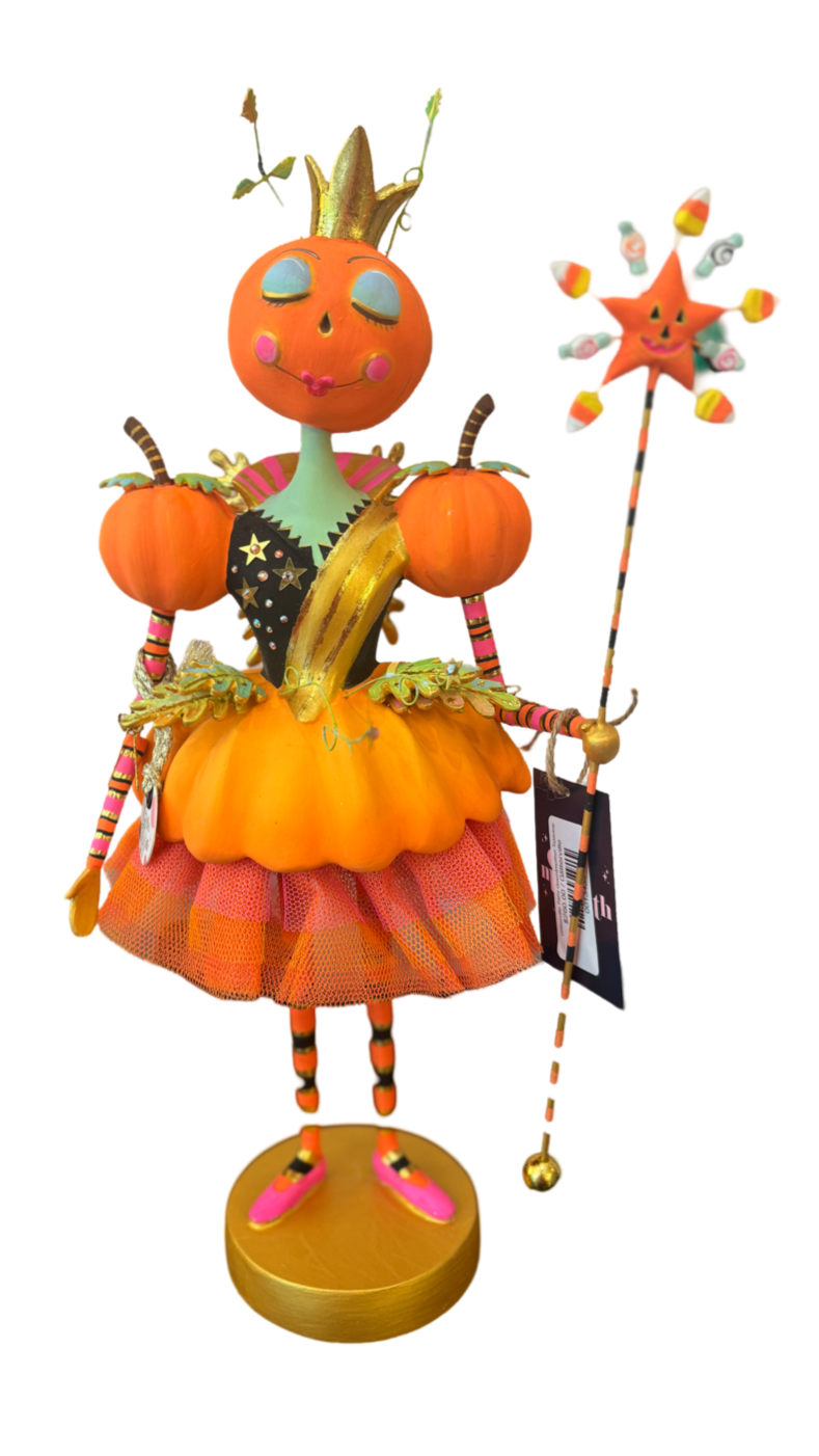 glittterville fairy gourdmother queen pumpkin halloween decor 