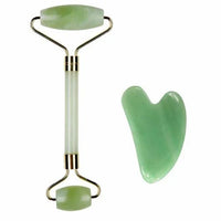 CALA  Facial Roller Jade w/ Gua Sha Set