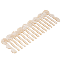 Scalloped Wide Tooth Comb