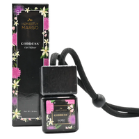 Honestly Margo Goddess car diffuser with packaging on a white background