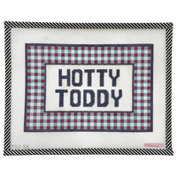 hotty toddy needlepoint, ole miss needlepoint canvas, handpainted needlepoint canvas, college football needlepoint, 13 mesh canvas, hotty toddy design, diy ole miss craft, university of mississippi needlepoint