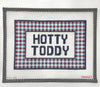 hotty toddy needlepoint, ole miss needlepoint canvas, handpainted needlepoint canvas, college football needlepoint, 13 mesh canvas, hotty toddy design, diy ole miss craft, university of mississippi needlepoint